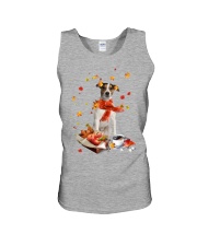 Autumn Leaves Jack Russell Terrier 1 Unisex Tank tile