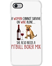 She Also Needs - Pitbull Boxer Mix Phone Case tile