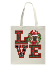 Christmas Love - Great Dane Tote Bag tile