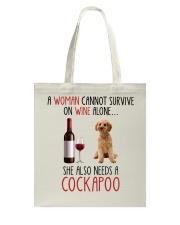 She Also Needs - Cockapoo 2 Tote Bag tile