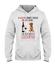 She Also Needs - Cockapoo 2 Hooded Sweatshirt tile