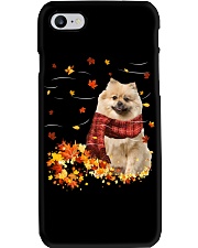 Fall Scarf - CREAM Keeshond Phone Case tile