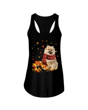 Fall Scarf - CREAM Keeshond Ladies Flowy Tank tile