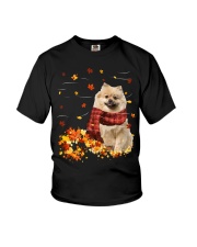 Fall Scarf - CREAM Keeshond Youth T-Shirt tile