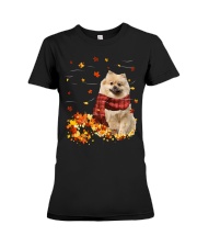 Fall Scarf - CREAM Keeshond Premium Fit Ladies Tee tile