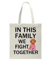 Fight Together - RED Toy Poodle Tote Bag tile