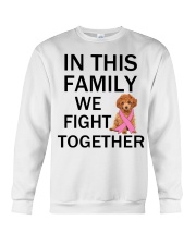 Fight Together - RED Toy Poodle Crewneck Sweatshirt tile