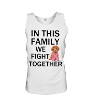 Fight Together - RED Toy Poodle Unisex Tank tile