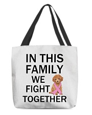 Fight Together - RED Toy Poodle All-Over Tote tile