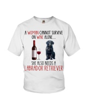 She Also Needs - Labrador Retriever Dog Youth T-Shirt tile