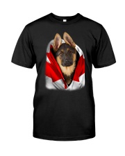 Canada Flag - German Shepherd 2 Classic T-Shirt front