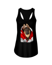 Canada Flag - German Shepherd 2 Ladies Flowy Tank tile