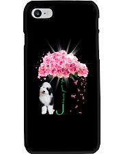 Pink Umbrella - Sheepadoodle Phone Case tile