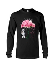Pink Umbrella - Sheepadoodle Long Sleeve Tee tile
