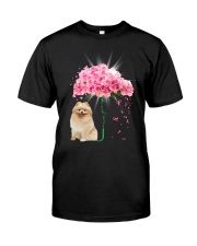 Pink Umbrella - Pomeranian 2 Premium Fit Mens Tee tile