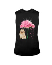 Pink Umbrella - Pomeranian 2 Sleeveless Tee tile