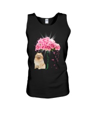 Pink Umbrella - Pomeranian 2 Unisex Tank tile