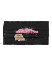 Pink Umbrella - Pomeranian 2 Mask tile