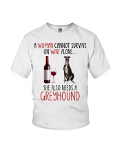 She Also Needs - Greyhound Youth T-Shirt tile