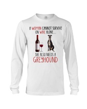 She Also Needs - Greyhound Long Sleeve Tee tile