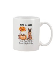 Girl Love Fall And - German Shepherd Dog Mug tile