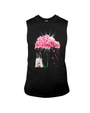 Pink Umbrella - American Akita Sleeveless Tee tile
