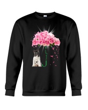 Pink Umbrella - American Akita Crewneck Sweatshirt tile