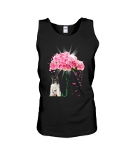 Pink Umbrella - American Akita Unisex Tank tile