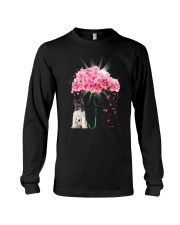 Pink Umbrella - American Akita Long Sleeve Tee tile