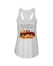Thanksgiving - English Setter Ladies Flowy Tank tile