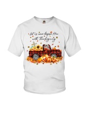 Thanksgiving - English Setter Youth T-Shirt tile