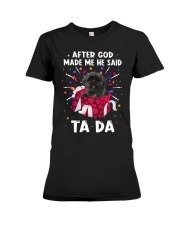God Said - Lhasa Apso Premium Fit Ladies Tee tile