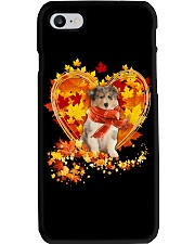 Autumn Leaf - Rough Collie 1 Phone Case tile