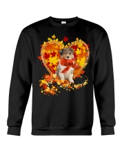 Autumn Leaf - Rough Collie 1 Crewneck Sweatshirt tile