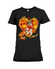 Autumn Leaf - Rough Collie 1 Premium Fit Ladies Tee tile