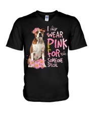 For Someone - American Bulldog 1 V-Neck T-Shirt tile