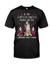 Either - BLUE MERLE Australian Shepherd Premium Fit Mens Tee tile