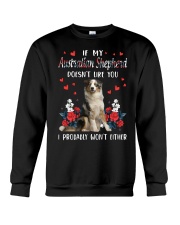 Either - BLUE MERLE Australian Shepherd Crewneck Sweatshirt tile