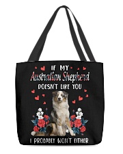 Either - BLUE MERLE Australian Shepherd All-Over Tote tile