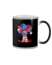4th July American Balloons - Cocker Spaniel Color Changing Mug tile