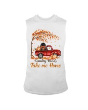 Country Fall - BLACK Pekingese Sleeveless Tee tile