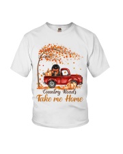 Country Fall - BLACK Pekingese Youth T-Shirt tile