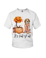 It is Fall - Beagle Youth T-Shirt tile