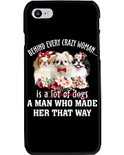 Crazy - Japanese Chin Phone Case tile