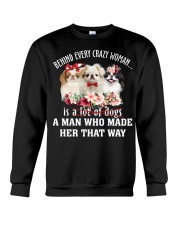 Crazy - Japanese Chin Crewneck Sweatshirt tile