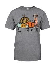 Fall Pumpkin Catahoula Leopard Classic T-Shirt front