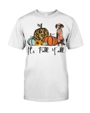 Fall Pumpkin Catahoula Leopard Classic T-Shirt tile