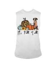 Fall Pumpkin Catahoula Leopard Sleeveless Tee tile