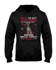 Best Therapy - American Hairless Terrier Hooded Sweatshirt tile