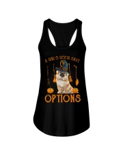Options - Tibetan Spaniel Ladies Flowy Tank tile